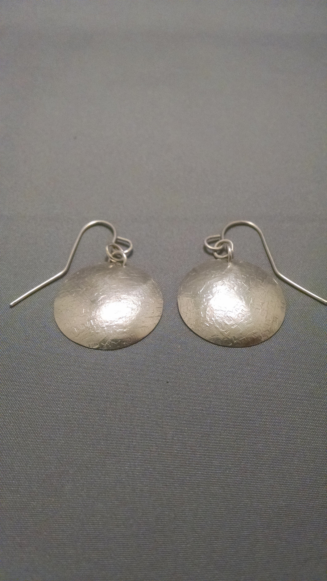 Sterling Silver Textured Earrings