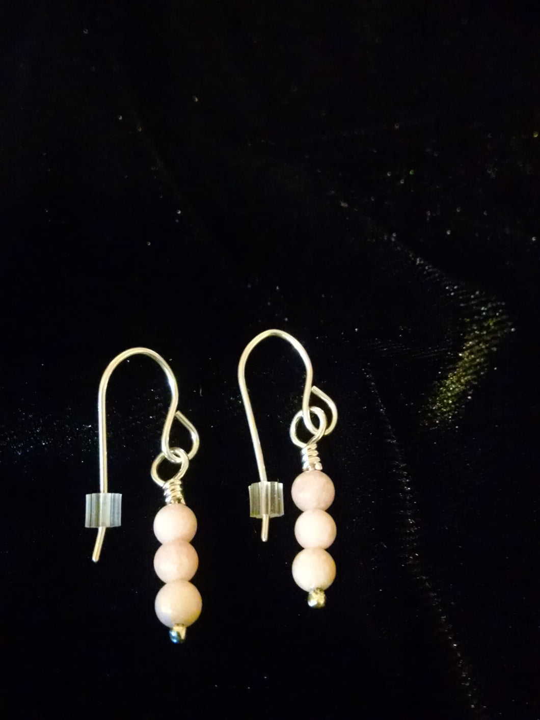 Sterling Silver 3 4 mm Bead-Pink Opal